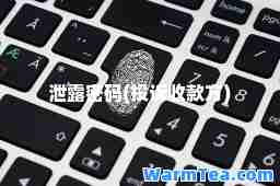 泄露密码(投诉收款方)
