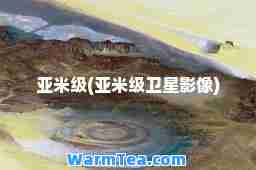 亚米级(亚米级卫星影像)