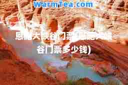 恩施大峡谷门票(恩施大峡谷门票多少钱)