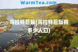 乌拉特后旗(乌拉特后旗有多少人口)