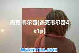 杰克 韦尔奇(杰克韦尔奇4e1p)