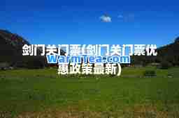 剑门关门票(剑门关门票优惠政策)