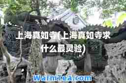 上海真如寺(上海真如寺求什么最灵验)