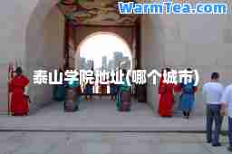 泰山学院地址(哪个城市)