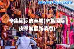 辛集皮革城(辛集皮革城消息)