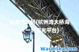 杭州湾大桥(杭州湾大桥海天一洲观光平台)