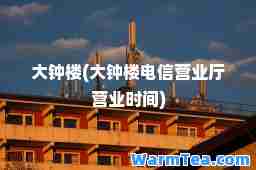 大钟楼(大钟楼电信营业厅营业时间)