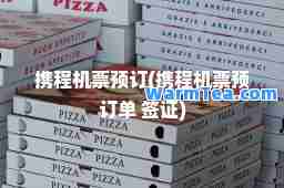 携程机票预订(携程机票预订单 签证)