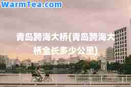 青岛跨海大桥(青岛跨海大桥全长多少公里)