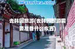 去韩国旅游(去韩国旅游需要准备什么东西)
