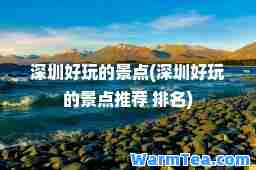 深圳好玩的景点(深圳好玩的景点 排名)