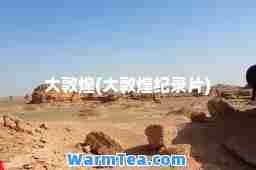 大敦煌(大敦煌纪录片)