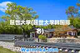 延世大学(延世大学韩国排名)