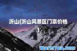沂山(沂山风景区门票价格)