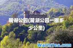 麓湖公园(麓湖公园一圈多少公里)