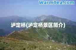 泸定桥(泸定桥景区简介)