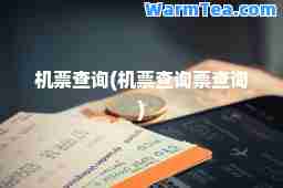 机票查询(机票查询票查询)