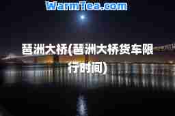 琶洲大桥(琶洲大桥货车限行时间)