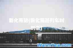 新化南站(新化南站列车时刻表)
