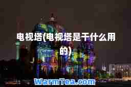 电视塔(电视塔是干什么用的)
