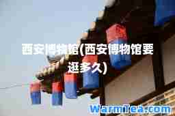 西安博物馆(西安博物馆要逛多久)