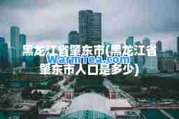 黑龙江省肇东市(黑龙江省肇东市人口是多少)