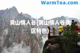 黄山情人谷(黄山情人谷景区特色)