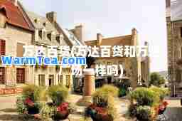 万达百货(万达百货和万达广场一样吗)