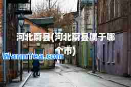 河北蔚县(河北蔚县属于哪个市)