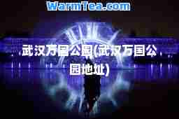 武汉万国公园(武汉万国公园地址)