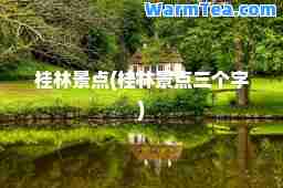 桂林景点(桂林景点三个字)