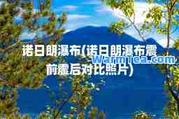 诺日朗瀑布(诺日朗瀑布震前震后对比照片)