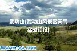 武功山(武功山风景区天气实时预报)