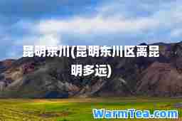 昆明东川(昆明东川区离昆明多远)