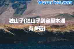 独山子(独山子到赛里木湖有多远)