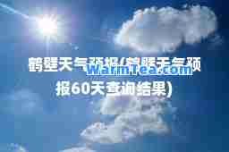 鹤壁天气预报(鹤壁天气预报60天查询结果)