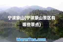 宁波象山(宁波象山景区有哪些景点)