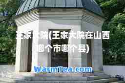王家大院(王家大院在山西哪个市哪个县)
