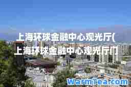 上海环球金融中心观光厅(上海环球金融中心观光厅门票)
