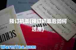 预订机票(预订机票后如何选座)