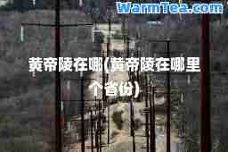 黄帝陵在哪(黄帝陵在哪里个省份)
