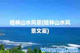 桂林山水风景(桂林山水风景文案)