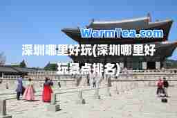 深圳哪里好玩(深圳哪里好玩景点排名)