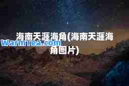 海南天涯海角(海南天涯海角图片)