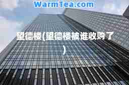 望德楼(望德楼被谁收购了)