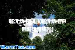 临沂动植物园(临沂动植物园游玩路线图)