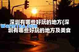 深圳有哪些好玩的地方(深圳有哪些好玩的地方及美食街)