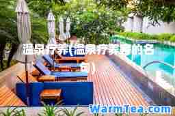 温泉疗养(温泉疗养客的名句)
