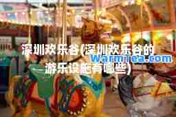 深圳欢乐谷(深圳欢乐谷的游乐设施有哪些)