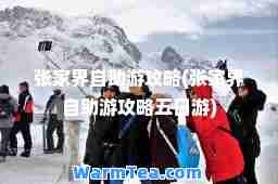 张家界自助游攻略(张家界自助游攻略五日游)
